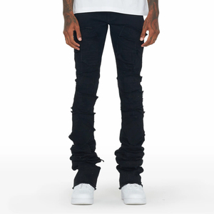 Pantalones Vaqueros de Cintura Media para Hombre, Estilo Casual Urbano con Múltiples Bolsillos, Duraderos, Diseño Personalizado al por Mayor, Pantalones de Mezclilla de Alta Calidad - Product Image 2