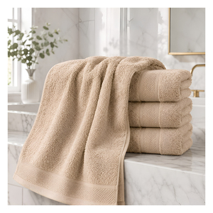 Serviette de bain en coton de luxe, très absorbante, douce et durable, pour hôtels, centres de villégiature et usage domestique quotidien - Product Image 3