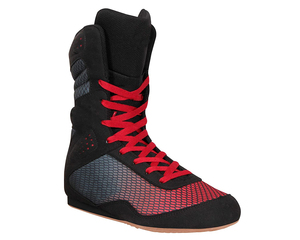 Zapatos de Boxeo Tradicionales con Cordones, Ajuste Seguro, Botas Profesionales para Ring, Ajuste Amplio, Zapatos de Boxeo Cómodos con Suela Plana para Lucha Libre y Figuración - Product Image 2