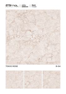 Carrelage en porcelaine de luxe texturé mat 600x600mm 60x60cm, surface céramique décorative texturée, revêtement de sol durable, mur moderne - Product Image 2