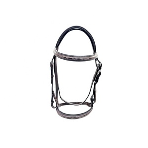 บังเหียนหนังอังกฤษคุณภาพเยี่ยมทนทานพร้อมงานเย็บแฟนซีและงานบุนวมนุ่มพิเศษ - Product Image 1