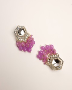 Boucles d'oreilles pendantes en gros, nouveau design, imitation perle, gouttes géométriques perlées, alliage de zinc, haute qualité, mode ethnique - Product Image 3