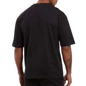 Camiseta Negra Lisa Personalizada para Hombre, con Logotipo Personalizado, para Gimnasio, Fitness, Entrenamiento, Manga Corta, Transpirable, Elástica, Informal, Básica, OEM, Venta al Por Mayor - Product Image 5