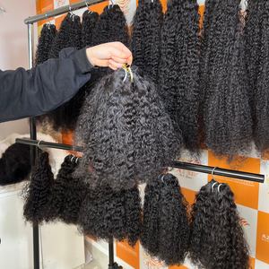 Extensiones de Cabello Humano Remy con Cutícula Alineada, Cabello Humano Birmano Rizado, Cabello Vietnamita Virgen al por Mayor - Product Image 6