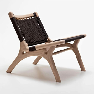 เก้าอี้หวายหวายพร้อมไม้สำหรับลานกลางแจ้งโรงแรมและวิลล่า - Product Image 2