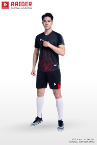 ชุดเสื้อฟุตบอล RAIDER JP แบบกำหนดเอง แห้งเร็ว ระบายอากาศได้ดี น้ำหนักเบา คอวี แขนสั้น ชุดทีมฟุตบอลสำหรับผู้ใหญ่ - Product Image 3