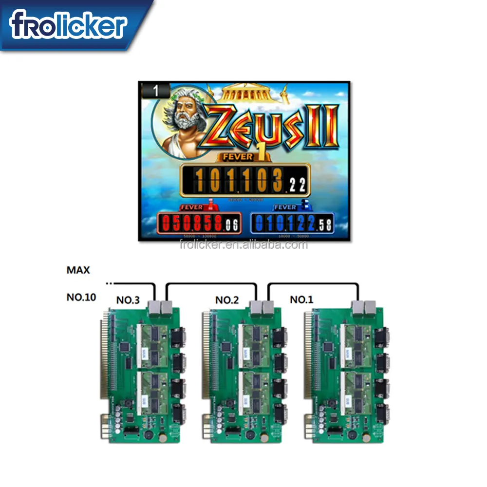 マシン用マルチゲームWMSDJ 5in1ゲームPCBビデオゲームボード