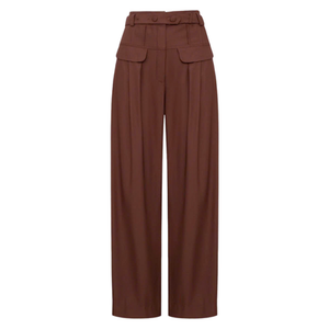 Pantalones chinos de mujer de calidad superior logotipo personalizado de sastrería de alta precisión de fábrica de Vietnam - Product Image 2