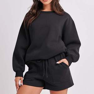 Sudadera Extra Grande para Mujer, Cuello Redondo, Manga Larga, Estampado de Camuflaje, Tejido de Punto, 100% Poliéster, Transpirable, para Otoño - Product Image 4