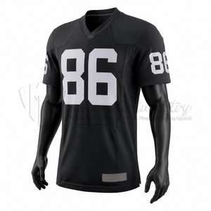 Jersey de fútbol americano sublimado personalizado a precio de fábrica, con malla bordada y cosida, para unisex. - Product Image 2