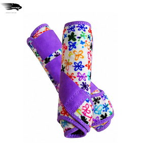Botas de Medicina Ecuestre Premium, Protección para Patas de Caballo, Logotipo Personalizado, Absorción de Impactos, Transpirables, Botas para Tendones, OEM - Product Image 4