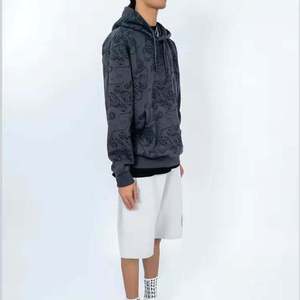 Sweat-shirt à capuche pour homme, coupe classique, en molleton tricoté, style color block, pour l'hiver, décontracté - Product Image 5