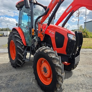 Tracteur agricole Kubota M5-091 d'occasion, 95 CV, chargeur frontal, avec moteur et pompe, haute sécurité, 4x4, équipement agricole - Product Image 3