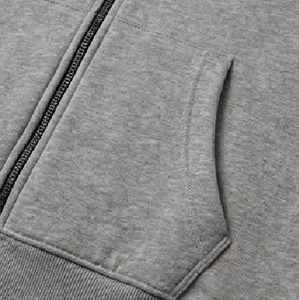 High Quality Custom Logo Men Athletic Zip Up Hoodie Heavyweight Fleece Sweatshirt Contrast Stripes Winter Sportswear <b>Tracksuit</b> - Product Image 5