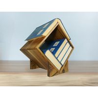 Organizador de Escritorio y Cajones de Madera RR ENTERPRISES para Espacio de Trabajo, Sistema Decorativo de Archivo y Organización