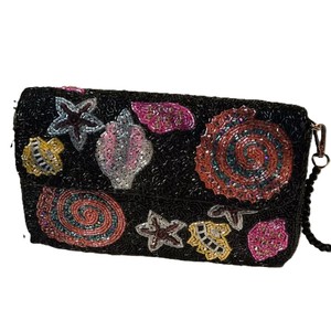 Sac de rangement ethnique pour perles florales, pochette de soirée brodée tendance, sac à bandoulière pour femme, sac à main ethnique en perles - Product Image 4