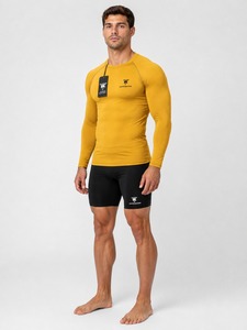 Rashguard de surf pour enfants personnalisé, haut de gamme, écologique, en Spandex/Nylon, manches longues, anti-UV UPF50, respirant, séchage rapide - Product Image 4
