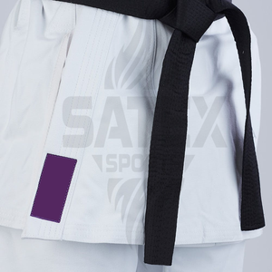 Karate <b>Protector</b> Hot Sale Custom Logo Karate Gi Suit Sets Polyester/Cotton Breathable Quick Dry Martial Arts Uniform Wholesale - Product Image 5