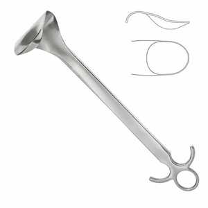Retractor BROWNE de 10.875 pulgadas (27.5 cm) con cuchillas de 40 mm x 50 mm y 60 mm x 65 mm de ancho, instrumento quirúrgico Zetomed Pro - Product Image 3