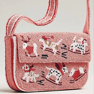 Sacs messagers légers et de grande capacité pour femmes, de style bohème moderne indien, brodés à la main, ornés de perles, pour les soirées - Product Image 1