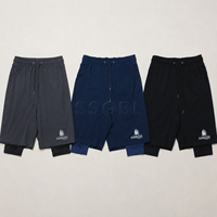 Shorts de compression modestes Halal 2-en-1, shorts de compression intérieurs à la hauteur du genou, shorts de natation et de sport islamiques Awrah, expédition immédiate, shorts Halal