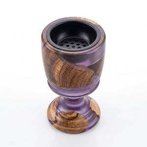 Brûleur d'encens Bakhoor en bois et résine époxy aromatique, fait main, écologique, de qualité supérieure, pour la maison, le bureau, le Ramadan, l'Aïd, les cadeaux festifs - Product Image 6