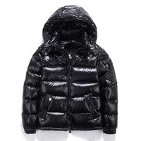 Veste matelassée à capuche pour homme, manteau d'hiver standard, chaud, coupe-vent, style décontracté, revêtement PU, fermeture éclair sur le devant, fabricant OEM, vente en gros