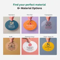 Autocollants adhésifs découpés sur mesure en vinyle premium imprimé UV, imperméables, pour ordinateur portable, téléphone, tablette, électronique