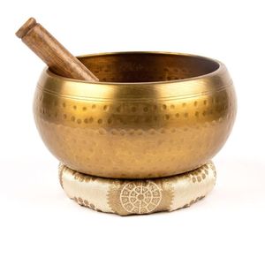 ขันทองเหลืองทิเบตทำมือ เสียงลึก สำหรับการบำบัดด้วยเสียงระดับมืออาชีพ - Product Image 2