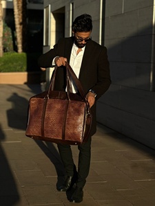 Premium Genuine Leather Fringe Handbag for Women – Vintage Boho Style Shoulder <b>Bag</b> with Tassels & <b>Studded</b> Detail - Product Image 6