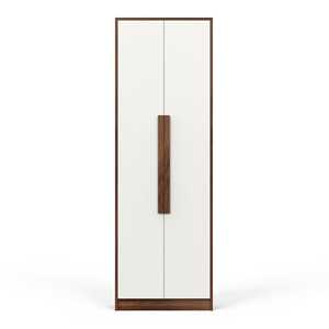 ตู้เสื้อผ้าไม้เอ็นจิเนียร์ด์ 2 บาน ยี่ห้อ Maltein พร้อมชั้นวางของสำหรับจัดเก็บเสื้อผ้า เหมาะสำหรับใช้ในห้องนอนที่บ้าน - Product Image 2