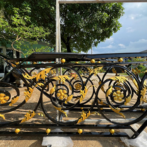 Elegant Wrought Iron Stair Railing Decorative Iron Stair Railing for Luxury Villas Hotels and Apartments with Premium Finish - Product Image 3