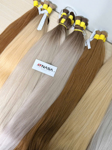 Perruque Lace Front de Luxe NASA HAIR VIETNAM, Cheveux Humains 100% Naturels du Vietnam, Super Double Drawn, Raides, Brun Clair, pour Lace - Product Image 5