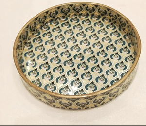 ถาดไม้ใส่อาหารรูปทรงสี่เหลี่ยมสำหรับเก็บผลไม้ตกแต่งห้องทานอาหารเช้าจากอินเดีย - Product Image 6