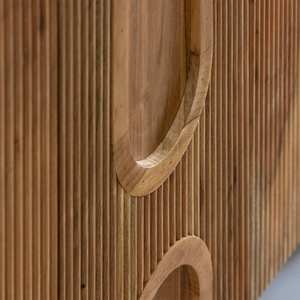 Aparador Vandana Radiant Elara de madera de acacia oscura - Product Image 5