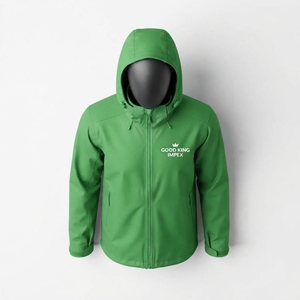Veste de pluie sur mesure, vêtements imperméables de haute qualité pour l'extérieur, tissu léger et doux, veste de pluie confortable - Product Image 5