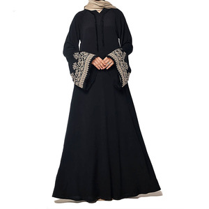 Abaya Dress Loose Fit Full Length Modest Wear Long Sleeve Wholesale Clothing Supplier Manufacturer Abaya - Product Image 2