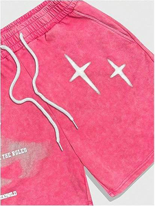 Shorts pour hommes à taille haute vintage avec cordon de serrage - Respirant et à séchage rapide - Vêtements pour hommes - Shorts pour hommes - Product Image 5