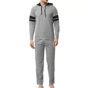Wholesale 2024 Professional Made Winter Fashion Training Wear <b>Men</b> Hooded Tracksuit Set Eco-friendly 2 1 Design Sale Cheap Rates - Product Image 1