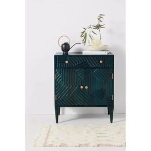Armoire de rangement artisanale en bois de manguier avec pieds en métal |   Vente en gros - Product Image 2