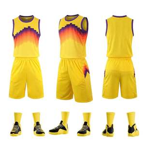 Uniforme de Baloncesto de Verano sin Mangas, Diseño Personalizado, Precio Competitivo, Fabricante Mayorista, Secado Rápido, 100% Poliéster - Product Image 5