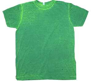 Camisetas personalizadas de algodón grueso, transpirables, lavadas con ácido, extragrandes, económicas, con cuello redondo para adultos. - Product Image 1