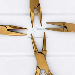 4PCS Jewelry Making Pliers Set Flat Nose Round Nose Chain Nose Bent Nose Pliers Professional Jewelry Repair <b>Wire</b> Wrapping <b>Craft</b> - Product Image 6