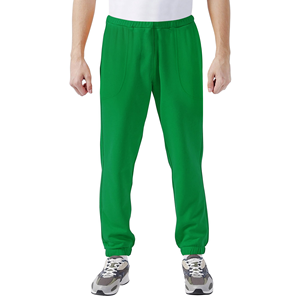 Nouveauté - Pantalon de jogging pour homme en taille plus, couleur verte, design personnalisé, doux, pour l'entraînement et le fitness, couleur unie - Product Image 6
