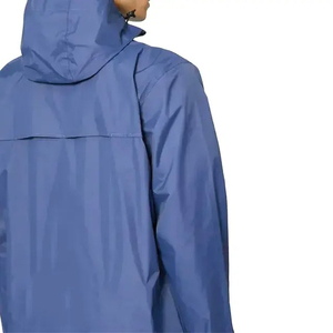 Impermeable al 100% para Hombre y Mujer, Traje de Lluvia de Poliéster con Capucha Reflectante para Viajes, Color Negro - Product Image 5