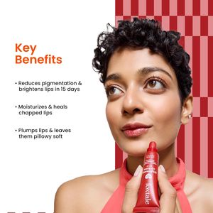 Baume à lèvres éclaircissant Foxtale SPF 30 pour lèvres foncées avec peptides et vitamine C |   Éclaircit les lèvres pigmentées |   12g - Product Image 2