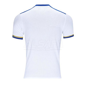 เสื้อฟุตบอลพิมพ์โลโก้ตามสั่ง คุณภาพสูง บริการ OEM เสื้อฟุตบอลสีพื้น - Product Image 3