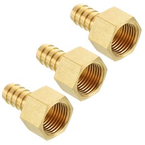 Raccord cannelé en laiton pour tuyau, connecteur adaptateur de raccordement mâle en métal pour l'air - Product Image 6