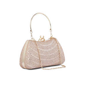 Champagne Fancy P24185 <b>Evening</b> <b>Bag</b> Clutch - Product Image 2