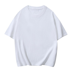 T-shirt en coton tricoté épais 100 % écologique et respirant, impression numérique personnalisée par transfert à chaud, vente en gros - Product Image 6